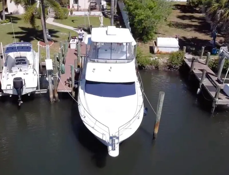 Slide: The Image of Carver Yachts 355 Aft Cabin 1998 - 3