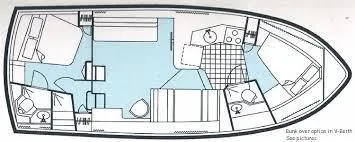 Slide: The Image of Carver Yachts 355 Aft Cabin 1998 - 9