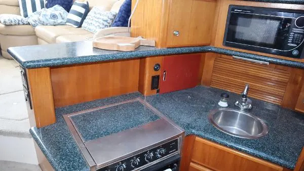 Slide: The Image of Carver Yachts 404 Cockpit Motor Yacht 1999 - 11