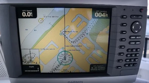 Slide: The Image of Carver Yachts 404 Cockpit Motor Yacht 1999 - 4