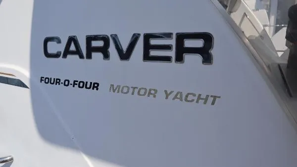 Slide: The Image of Carver Yachts 404 Cockpit Motor Yacht 1999 - 7