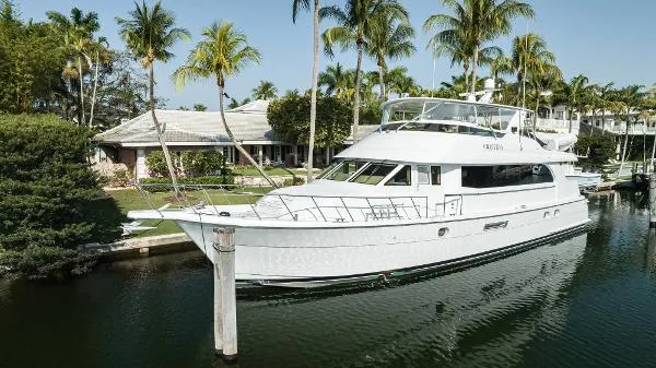 Slide: The Image of Hatteras 75 Cockpit Motor Yacht 2001 - 1