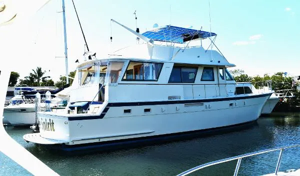 Slide: The Image of Hatteras 61 Cockpit Motor Yacht 1983 - 0