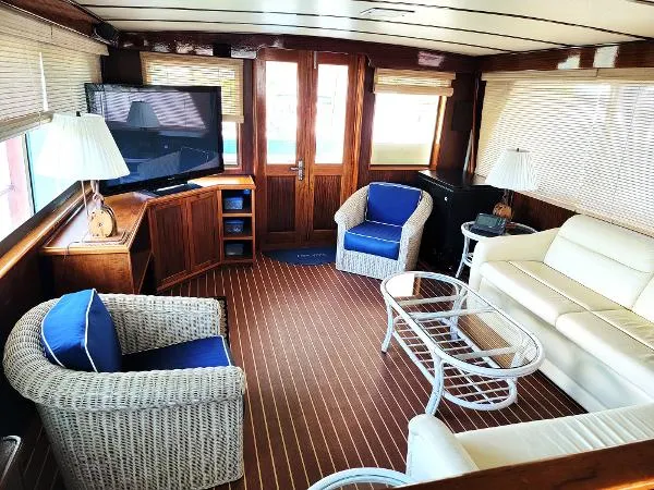 Slide: The Image of Hatteras 61 Cockpit Motor Yacht 1983 - 4