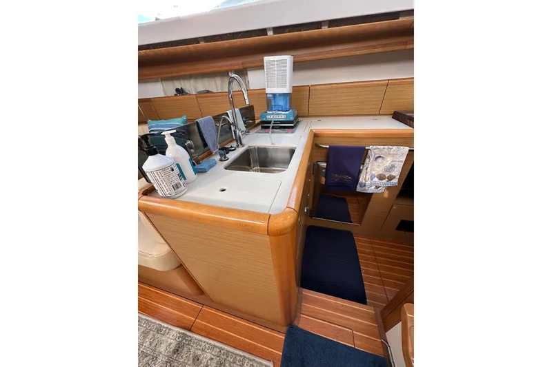 Slide: The Image of Galley area of Jeanneau Sun Odyssey 45 DS, year 2008. - 32