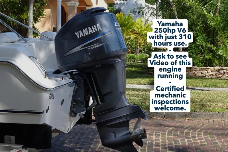 Slide: The Image of 2007 Sea Hunt Triton 232 with Yamaha 250hp V6 engine, 310 hours, inspection available. - 1