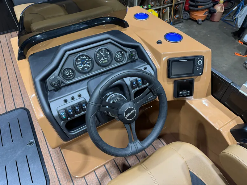 Slide: The Image of Bentley Pontoons Legacy 200HP QSB 223 Swingback Tritoon 2026 - 14