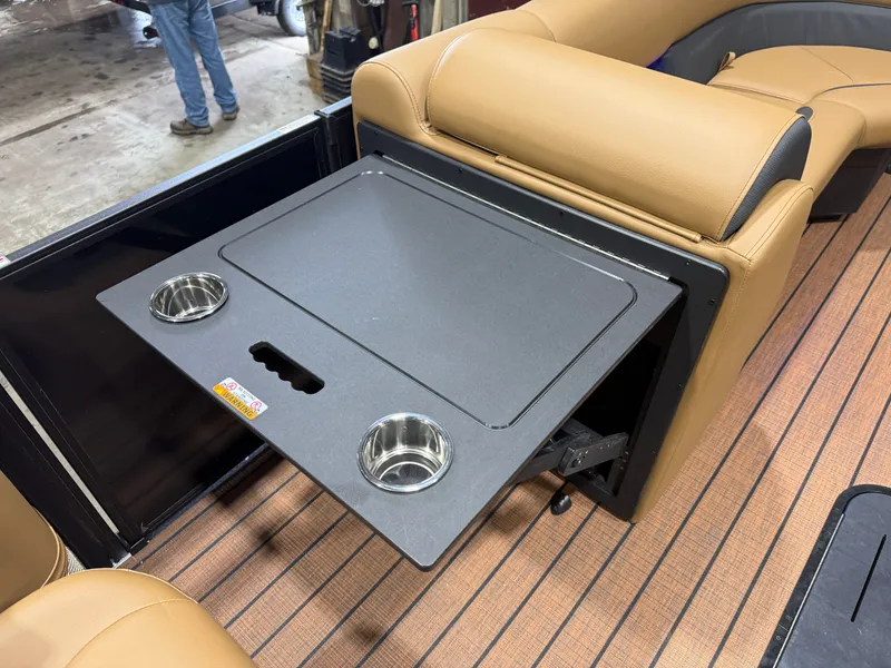 Slide: The Image of Bentley Pontoons Legacy 200HP QSB 223 Swingback Tritoon 2026 - 30