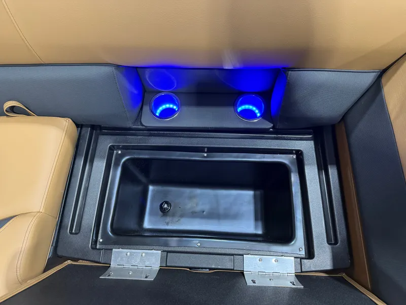 Slide: The Image of Bentley Pontoons Legacy 200HP QSB 223 Swingback Tritoon 2026 - 34