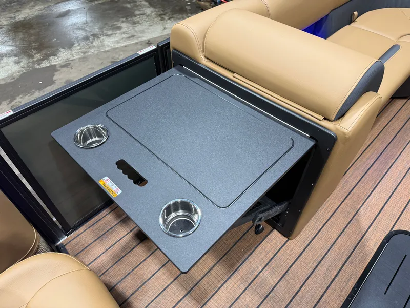 Slide: The Image of Bentley Pontoons Legacy 200HP QSB 223 Swingback Tritoon 2026 - 29