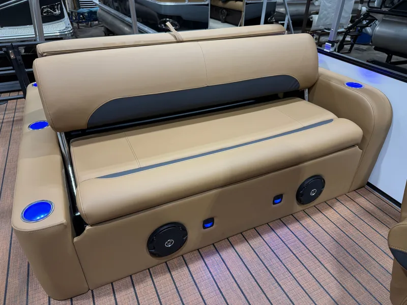 Slide: The Image of Bentley Pontoons Legacy 200HP Swingback 223 Tritoon 2026 - 16