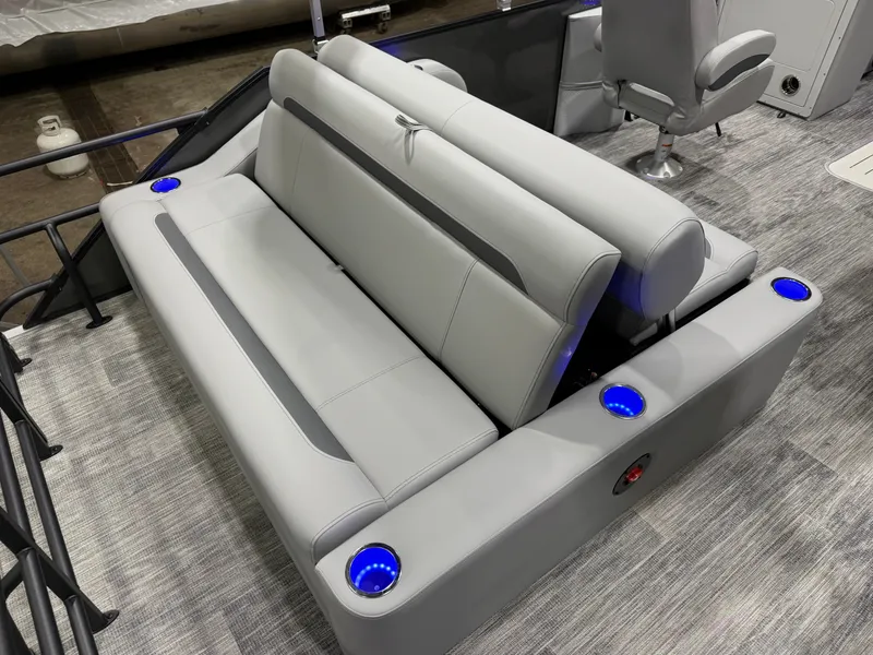 Slide: The Image of Bentley Pontoons Legacy 200HP Swingback 223 Tritoon 2026 - 17