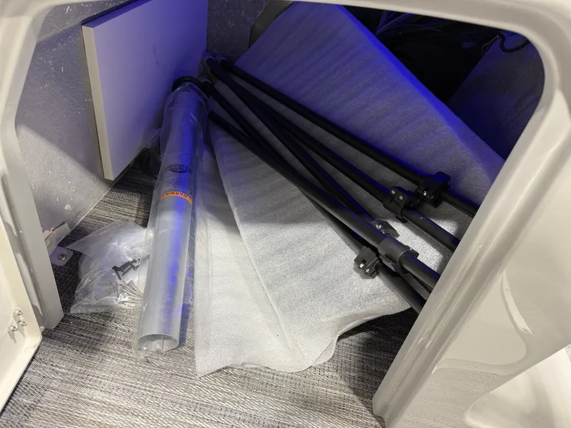 Slide: The Image of Bentley Pontoons Legacy 200HP Swingback 223 Tritoon 2026 - 32