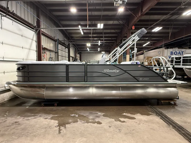 Slide: The Image of Bentley Pontoons Legacy 200HP Swingback 223 Tritoon 2026 - 47