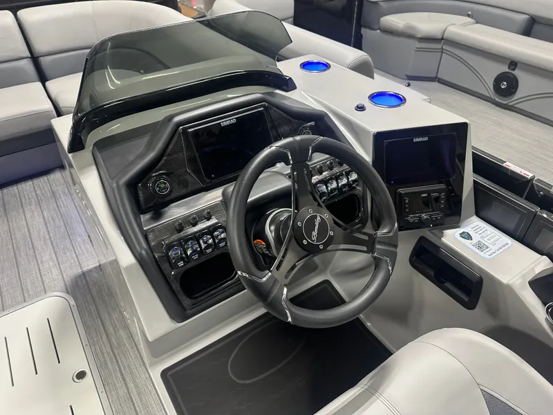 Slide: The Image of Bentley Pontoons Elite 200HP 223 Admiral Quad Lounge Tritoon 2025 - 25