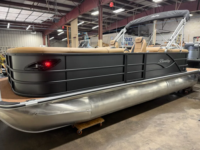 Slide: The Image of Bentley Pontoons Legacy 200HP Navigator 223 Quad Lounge Tritoon 2026 - 35