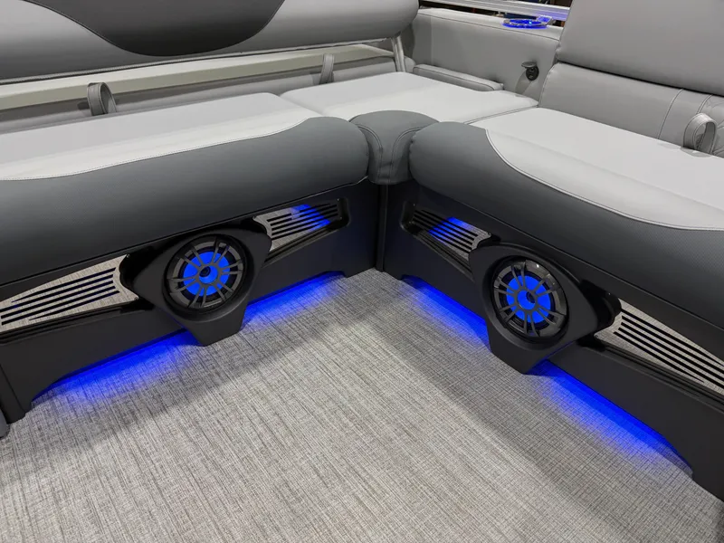 Slide: The Image of Tahoe LTZ 200HP VRB 2385 Swingback Tritoon 2026 - 27