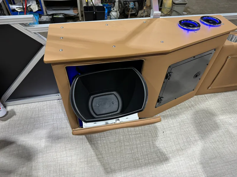 Slide: The Image of Tahoe LTZ 200HP CRB 2385 Cruise Rear Bench Tritoon 2026 - 26