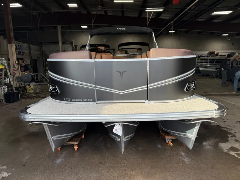 Slide: The Image of Tahoe LTZ 200HP CRB 2385 Cruise Rear Bench Tritoon 2026 - 40