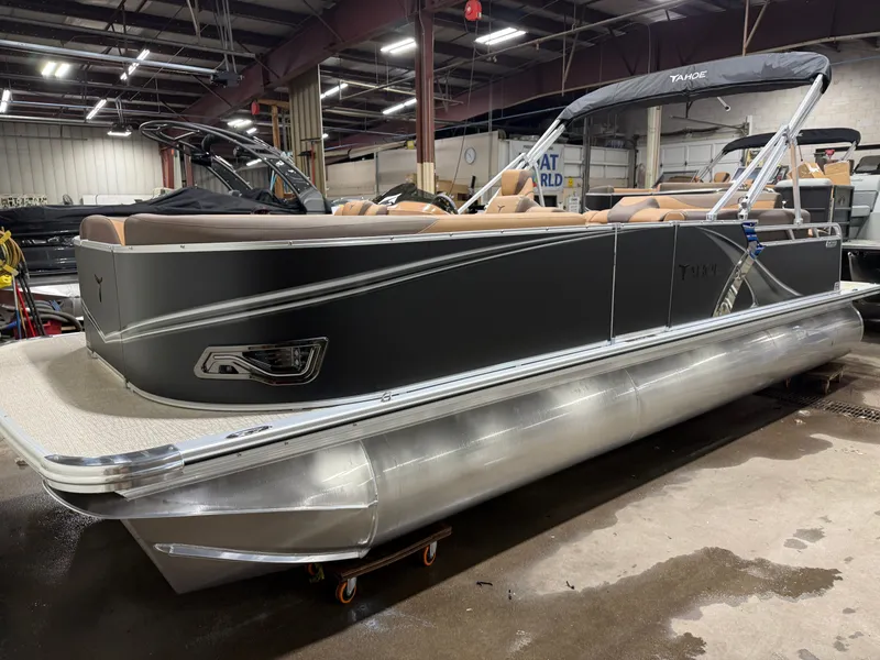 Slide: The Image of Tahoe LTZ 200HP CRB 2385 Cruise Rear Bench Tritoon 2026 - 43
