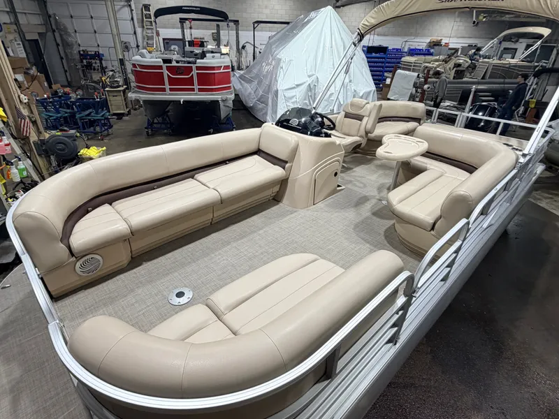 The Image of Sun Tracker Party Barge Rear Lounge 22 150HP Tritoon $34,995 2017 - 1
