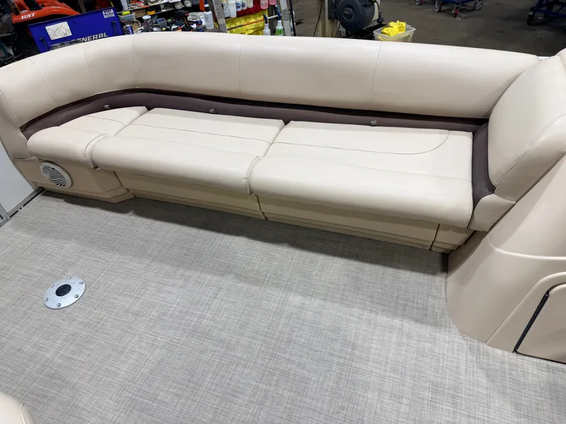 Slide: The Image of Sun Tracker Party Barge Rear Lounge 22 150HP Tritoon $34,995 2017 - 14