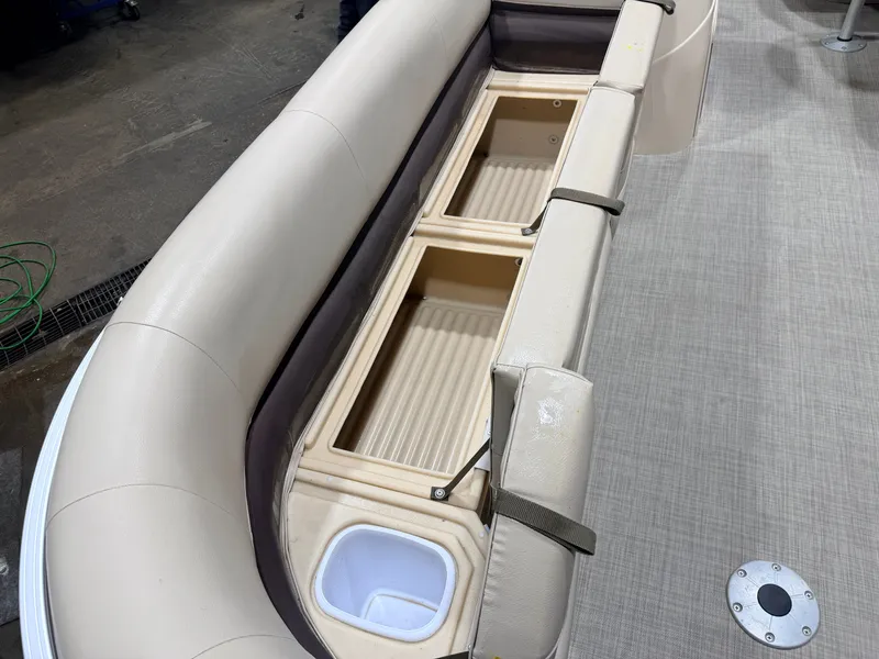 Slide: The Image of Sun Tracker Party Barge Rear Lounge 22 150HP Tritoon $34,995 2017 - 15