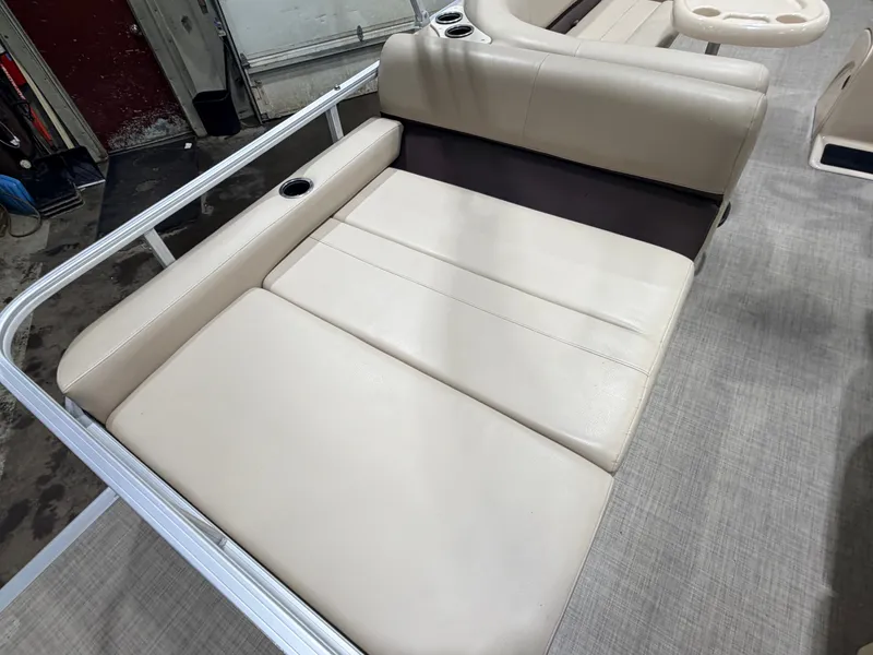 Slide: The Image of Sun Tracker Party Barge Rear Lounge 22 150HP Tritoon $34,995 2017 - 37