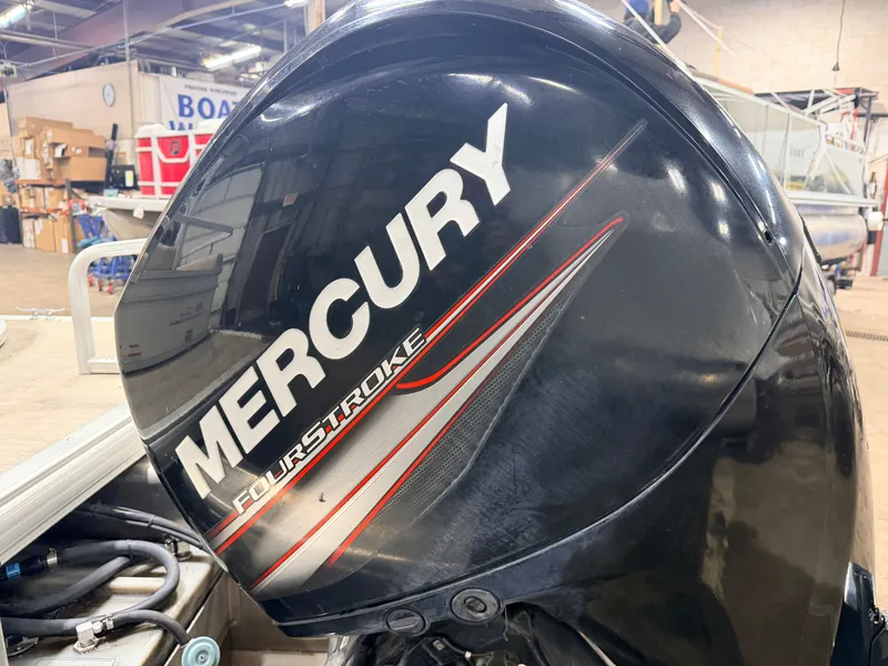 Slide: The Image of Sun Tracker Party Barge Rear Lounge 22 150HP Tritoon $34,995 2017 - 47