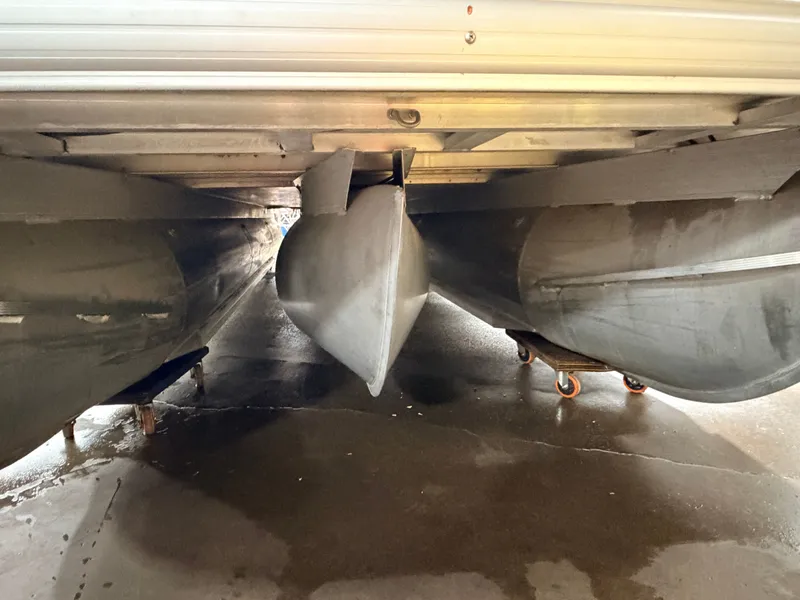 Slide: The Image of Sun Tracker Party Barge Rear Lounge 22 150HP Tritoon $34,995 2017 - 49