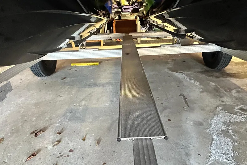 Slide: The Image of 2017 Yamaha WaveRunner FX Cruiser SVHO on a trailer in a garage. - 39