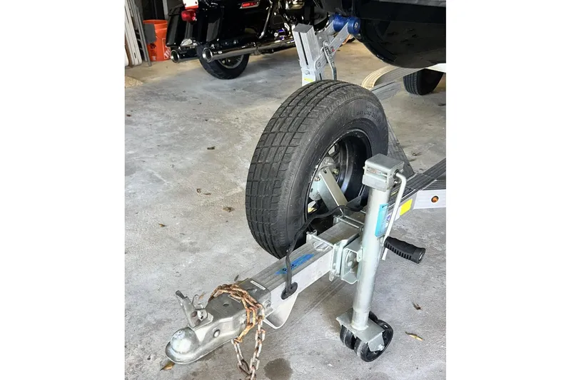 Slide: The Image of Trailer for 2017 Yamaha WaveRunner FX Cruiser SVHO in a garage setting. - 46