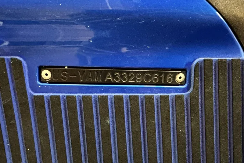 Slide: The Image of 2017 Yamaha WaveRunner FX Cruiser SVHO hull identification number plate. - 47