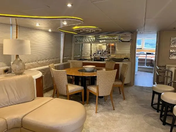 Slide: The Image of Lazzara Yachts 76 Skylounge 1999 - 4