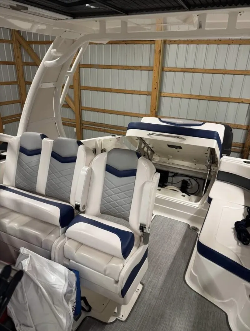 Slide: The Image of Interior of 2021 Chaparral OSX 280 boat. - 10