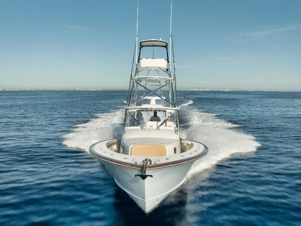 Slide: The Image of Carolina Xcelerator Boatworks 42 Walkaround 2020 - 2