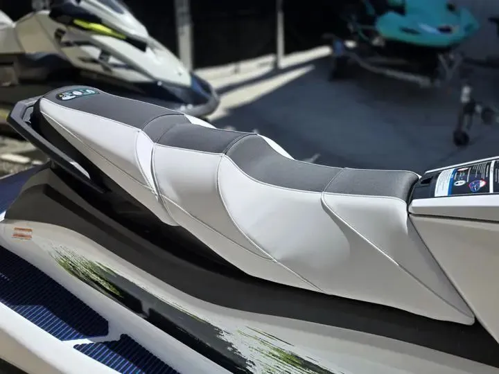 Slide: The Image of Close-up of 2026 Yamaha WaveRunner VX Deluxe seat. - 8