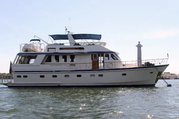 Slide: The Image of Lowland 64 Pilot House Longe Range Motor Yacht 1986 - 2
