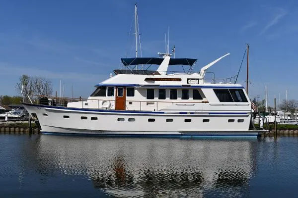 Slide: The Image of Lowland 64 Pilot House Longe Range Motor Yacht 1986 - 4