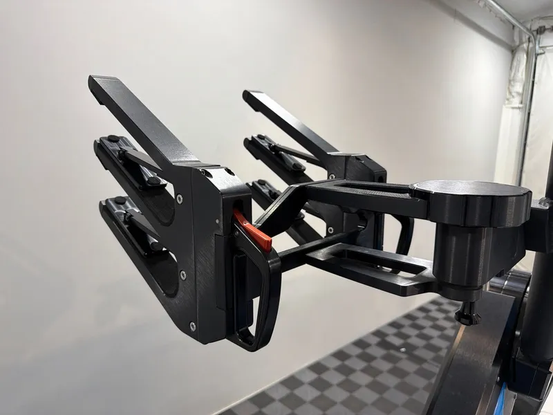 Slide: The Image of MasterCraft X22 2023 boat accessory, black mounting mechanism. - 22
