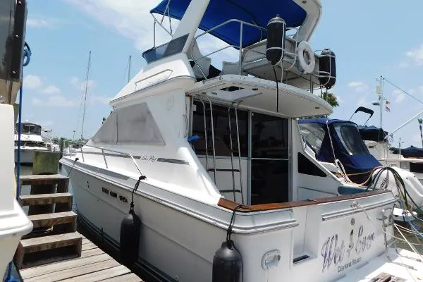 Slide: The Image of Sea Ray 345 Sedan Bridge 1988 - 1