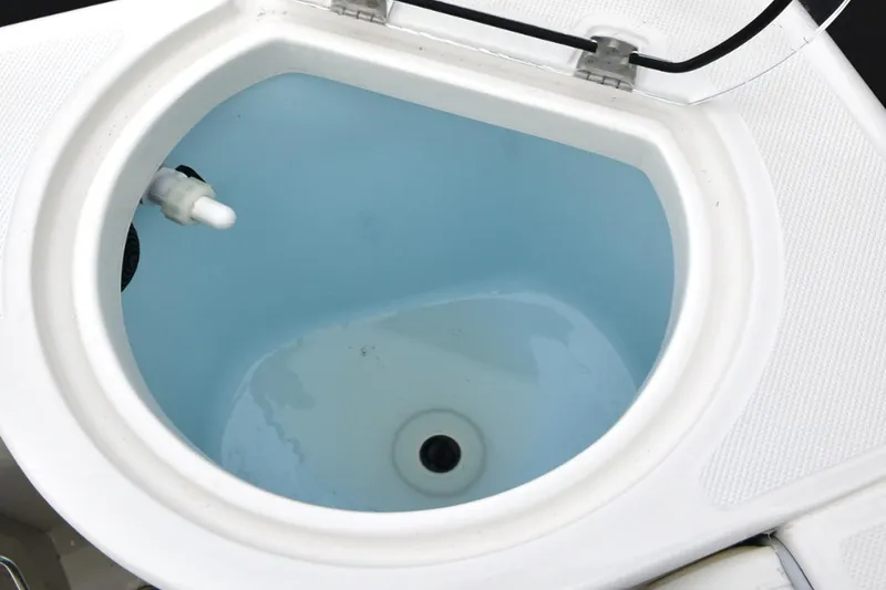 Slide: The Image of Manufacturer Provided Image: Livewell on a 2025 Sea Born SX239 Offshore boat. - 30