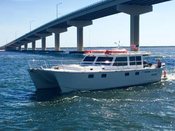 Slide: The Image of Maine Cat P-47 Power Cat Catamaran 2009 - 0