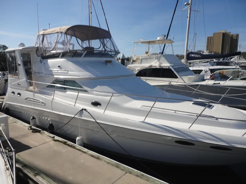 Slide: The Image of Sea Ray 420 Aft Cabin 2002 - 1