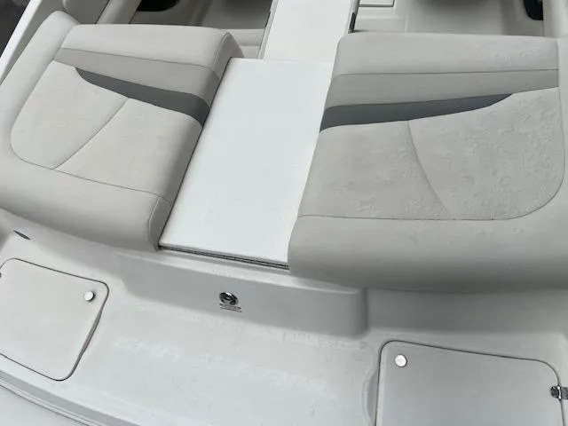 Slide: The Image of Rear seating of 2006 Chaparral 210 SSi boat, gray upholstery. - 7