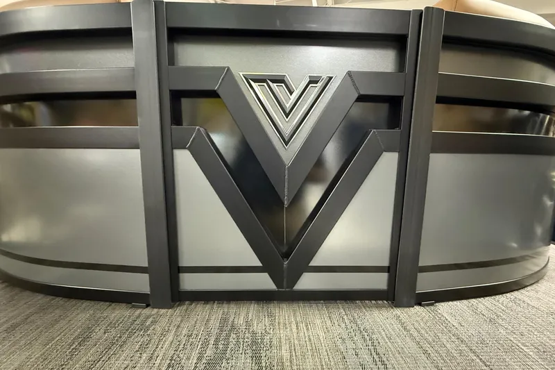 Slide: The Image of Front view of 2025 Viaggio Z22S with prominent V-shaped logo design. - 7