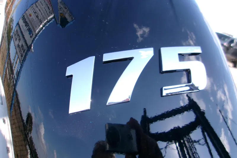 Slide: The Image of Close-up of '175' on 2026 Key West 210 Bay Reef boat engine. - 6