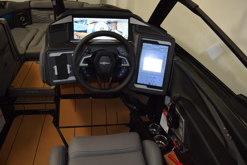 Slide: The Image of 2026 Supra SL 550 interior with advanced dashboard and digital displays. - 14