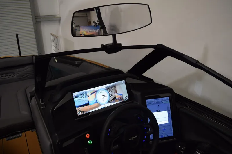 Slide: The Image of 2026 Supra SL 550 dashboard with advanced digital displays and steering wheel controls. - 15