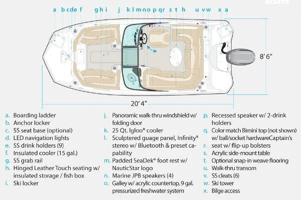 Slide: The Image of NauticStar 203 DC Sport Deck 2018 - 10